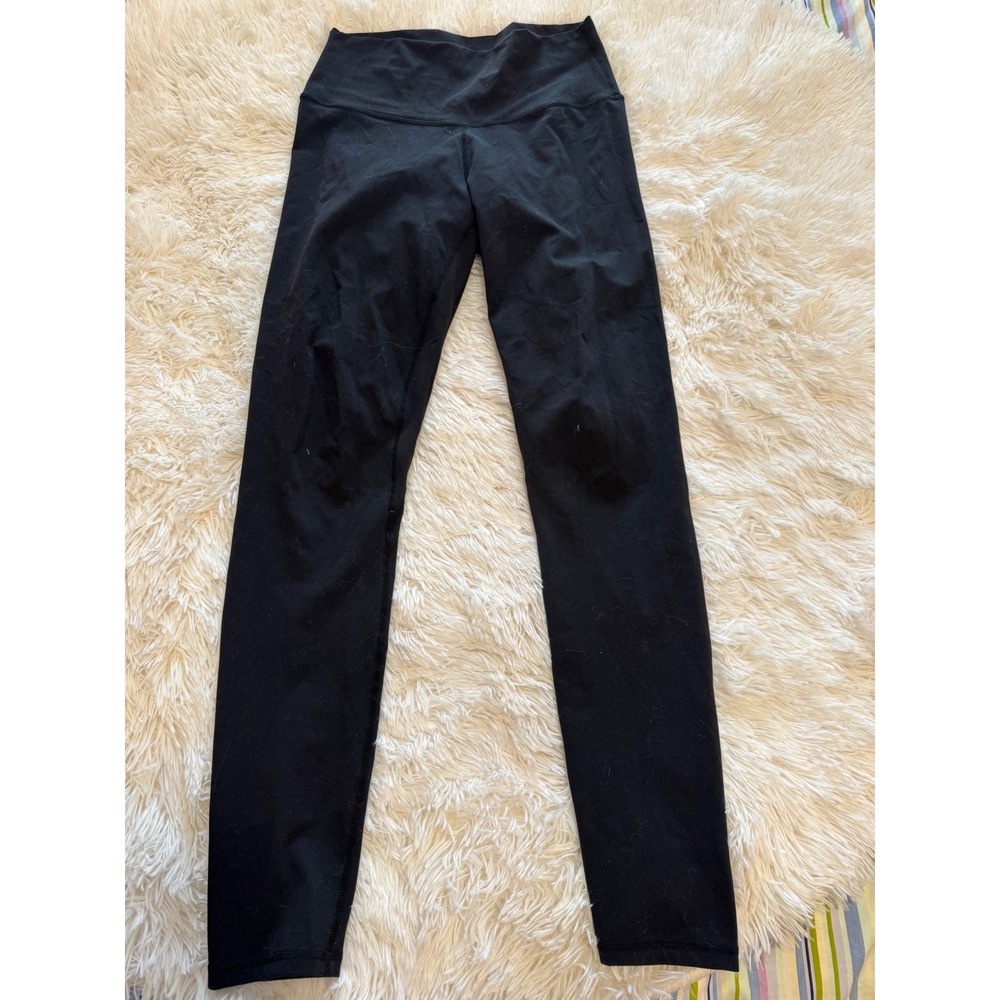 Sunzel Womens High Waisted Leggings Black Size Large Athletic Yoga Pants